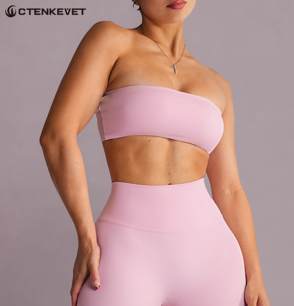 Strapless Sports Bra Gym Crop  - Crop Top Crochet recension och pris